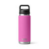 Picture of YETI Rambler 26 oz Bottle, Vacuum Insulated, Stainless Steel with Chug Cap, Wildflower Fuchsia