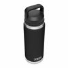 Picture of YETI Rambler 26 oz Bottle, Vacuum Insulated, Stainless Steel with Chug Cap, Black