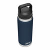 Picture of YETI Rambler 26 oz Bottle, Vacuum Insulated, Stainless Steel with Chug Cap, Navy