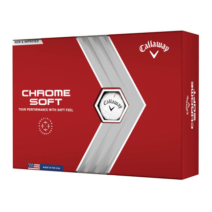 Picture of Callaway Golf 2022 Chrome Soft Golf Balls, White