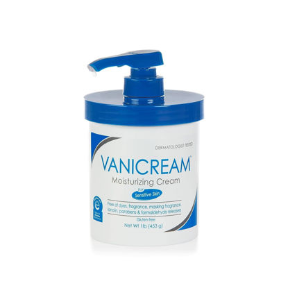 Picture of Vanicream Moisturizing Skin Cream with Pump Dispenser,Moisturizer for Those with Sensitive Skin,16 fl oz