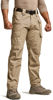 Picture of CQR Men's Tactical Pants, Water Resistant Ripstop Cargo Pants, Lightweight EDC Hiking Work Pants, Outdoor Apparel, Duratex Mag Pocket Khaki, 30W x 32L