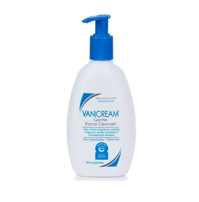 Picture of Vanicream Gentle Facial Cleanser with Pump Dispenser for Those with Sensitive Skin ., 8 fl oz