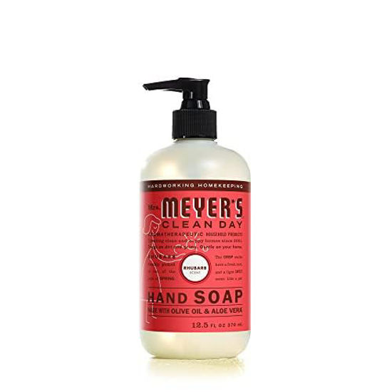 Picture of MRS. MEYER'S CLEAN DAY Liquid Hand Soap Rhubarb Scent 12.5 Fl Oz (Pack of 9)