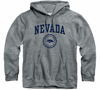 Picture of Barnesmith University of Nevada at Reno Wolfpack Hooded Sweatshirt, Heritage, Charcoal Grey, Large