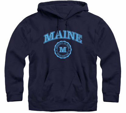 Picture of Barnesmith University of Maine Black Bears Hooded Sweatshirt, Heritage, Navy, Small