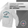 Picture of Team Fan Apparel Unisex-Adult NFL Gameday Pro Football Fleece Hoodie Pullover Sweatshirt Philadelphia Eagles - Gray -(Small)