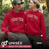 Picture of Campus Colors Adult Arch & Logo Soft Style Gameday Hooded Sweatshirt (Texas Tech Red Raiders - Red, Small)