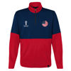 Picture of Outerstuff Mens FIFA World Cup Country 1/4 Zip Top, Red-Navy, Medium