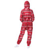 Picture of FOCO Arizona Cardinals NFL Mens Ugly Pattern One Piece Pajamas - XL