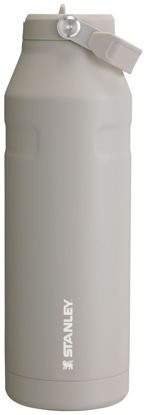 Picture of Stanley IceFlow Flip Straw 2.0 Water Bottle 50 OZ | Built-In Straw with Larger Opening | Lightweight & Leak-Resistant | Insulated Stainless Steel | BPA-Free | Ash