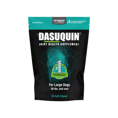 Picture of Nutramax Dasuquin Joint Health Supplement for Large Dogs - With Glucosamine, Chondroitin, ASU, Boswellia Serrata Extract, and Green Tea Extract, 84 Soft Chews