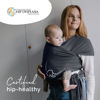 Picture of Boba Baby Wrap Carrier - Original Baby Carrier Wrap Sling for Newborns - Baby Wearing Essentials - Newborn Wrap Swaddle Holder, Newborn to Toddler Infant Sling (Serenity Charcoal)