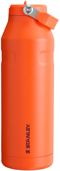 Picture of Stanley IceFlow Flip Straw 2.0 Water Bottle 50 OZ | Built-In Straw with Larger Opening | Lightweight & Leak-Resistant | Insulated Stainless Steel | BPA-Free | Tigerlily Plum