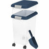 Picture of Airtight Pet Food Storage Container Combo, 3 Piece (Navy)