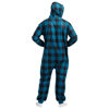 Picture of FOCO Philadelphia Eagles NFL Plaid One Piece Pajamas - 2XL