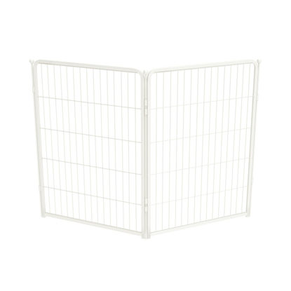 Picture of FXW Dog Playpen Designed for Indoor Use, 2 Add-on Panels, 40" Height for Medium and Large Dogs│Patent Pending