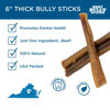 Picture of Best Bully Sticks All Natural 6 Inch Thick Bully Sticks for Large Dogs - 100% Free-Range Grass-Fed Beef - Single-Ingredient Grain & Rawhide Free Dog Chews - 18 Pack