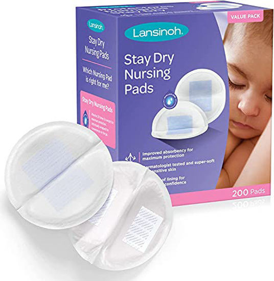 Picture of Stay Dry Disposable Nursing Pads for Breastfeeding, 200 Count (Pack of 1)