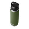 Picture of YETI Rambler 26 oz Bottle, Vacuum Insulated, Stainless Steel with Chug Cap, Highlands Olive