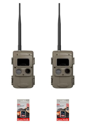 Picture of Cuddelink Cuddeback 2 Long Range IR Remote Cameras L Series and 2 16GB SD Cards