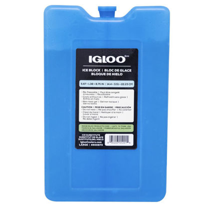 Picture of Igloo Maxcold Ice Blocks, Reusable Ice packs for Coolers, Freezer Pack, Cold Packs for Coolers, Long lasting Ice Blocks