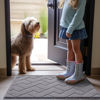 Picture of OLANLY Indoor Door Mat, 30x20, Dirt Resistant and Absorbent, Sturdy Non-Slip Rubber Backing, Easy to Clean, Washable Entry Mat, Ideal Low-Profile Mat for Front Back Door and Entryway, Medium Gray