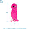 Picture of Best Pet Supplies OctoMutant Crinkle Plush Dog Toys for Interactive Play, Puppy and Senior Indoor Play, Colorful Octopus Toy Shape, Soft Head Stuffing, Cute and Cuddly - Fuchsia