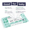 Picture of Pura Baby Wipes 3 x 60 per pack (180 Wipes) 100% Plastic-Free & Plant Based Wipes, 99% Water, Suitable for Sensitive & Eczema-prone Skin, Fragrance Free & Hypoallergenic, EWG, Cruelty Free