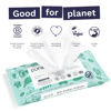 Picture of Pura Baby Wipes 3 x 60 per pack (180 Wipes) 100% Plastic-Free & Plant Based Wipes, 99% Water, Suitable for Sensitive & Eczema-prone Skin, Fragrance Free & Hypoallergenic, EWG, Cruelty Free