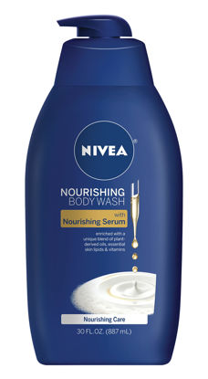 Picture of NIVEA Nourishing Care Body Wash with Nourishing Serum, 30 Fl Oz