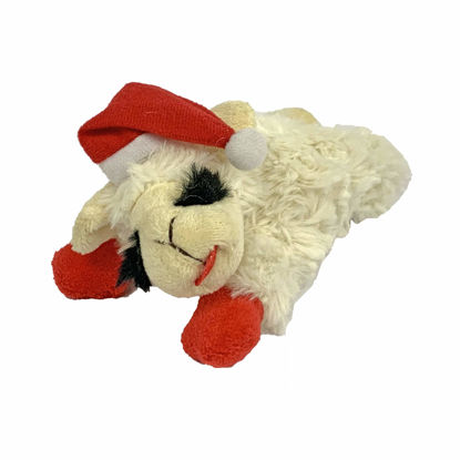 Picture of Multipet Holiday Lambchop Dog Toy 6", for small breeds