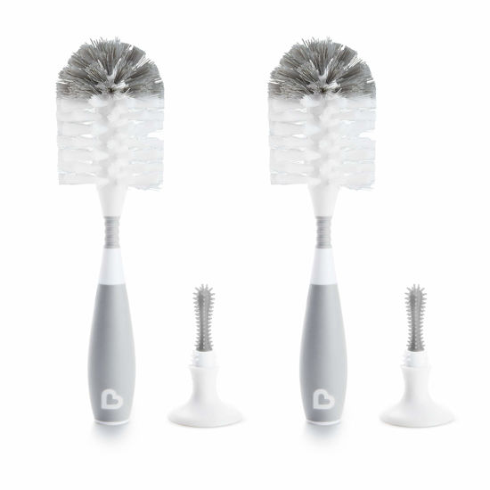 Picture of Munchkin® Bristle™ Bottle Brush, Grey, 2 Pack