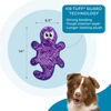 Picture of Outward Hound Durablez Tough Plush Squeaky Dog Toy, Gecko, Purple, Medium