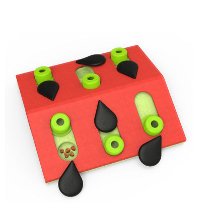 Picture of Catstages by Nina Ottosson Melon Madness Puzzle & Play - Interactive Cat Treat Puzzle