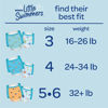 Picture of Huggies Little Swimmers Disposable Swim Diapers, Size 5-6 (32+ lbs), 17 Ct