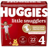 Picture of Huggies Size 4 Diapers, Little Snugglers Baby Diapers, Size 4 (22-37 lbs), 22 Count