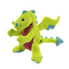 Picture of goDog Mesh Dragons Squeaky Plush Dog Toy, Double Chew Guard Technology - Green, Small