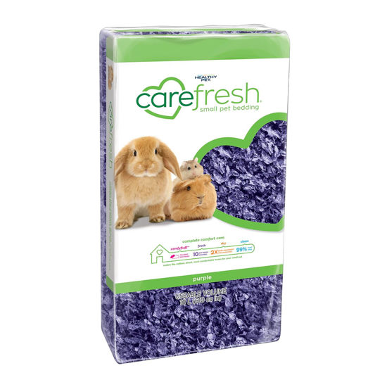 Picture of Carefresh Dust-Free Purple Natural Paper Small Pet Bedding with Odor Control, 10L