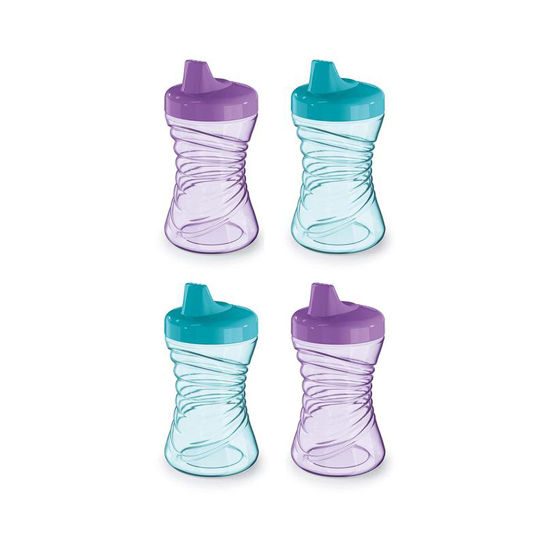 Picture of NUK Fun Grips Hard Spout Sippy Cup, 10 oz. | Easy to Hold, BPA Free, Spill Proof Toddler Cup, 4pk