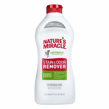 Picture of Nature's Miracle Stain and Odor Remover Dog 32 Ounces, Odor Control Formula, Pour