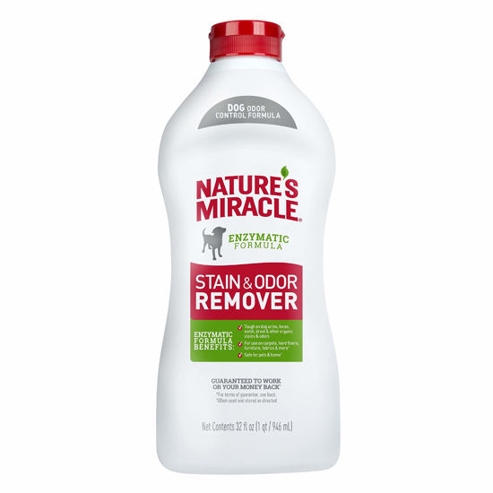 Picture of Nature's Miracle Stain and Odor Remover Dog 32 Ounces, Odor Control Formula, Pour