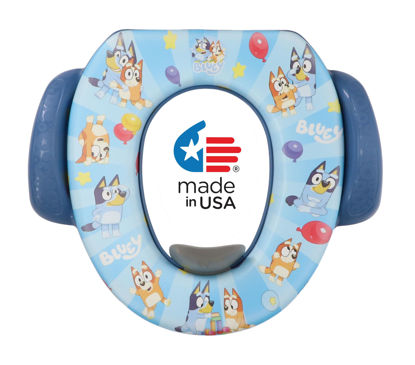 Picture of Bluey Soft Potty Seat - Potty Training Toilet Seat, Soft Cushion, Baby Potty Training, Safe, Easy to Clean