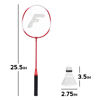 Picture of Franklin Sports Badminton Racket + Birdie Set - Replacement Badminton Equipment for Kids + Adults - 2 Player Badminton Racket Set, Red/ White/ Blue