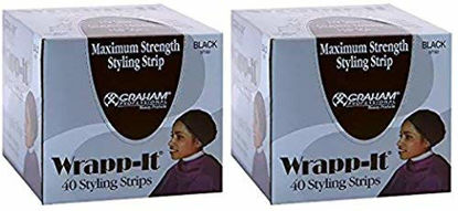 Picture of Wrapp-It Black Styling Strips (2 Pack)