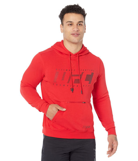 Picture of UFC Ultimate Fighting Long Sleeve Pullover Hoodie Red 2XL