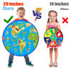 Picture of 29" Large Dart Board for Kids, BooTaa Kids Dart Board with 12 Sticky Balls, Boys Toys, Indoor/Sport Outdoor Fun Party Play Game Toys, Birthday Gifts for 3 4 5 6 7 8 9 10 11 12 Year Old Boys Girls