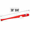 Picture of Franklin Sports Plastic Baseball Bat + Ball Set - MLB Kids Plastic Bats - Lightweight Kids Bat + Plastic Baseball Set - 30" Youth Baseball Bat - Red