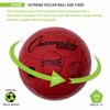 Picture of Champion Sports Extreme Series Soccer Ball, Size 4 - Youth League, All Weather, Soft Touch, Maximum Air Retention - Kick Balls for Kids 8-12 - Competitive and Recreational Futbol Games, Red