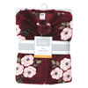 Picture of Hudson Baby Unisex Baby Plush Sleeping Bag, Sack, Blanket, Burgundy Floral Sleeveless, 18-24 Months